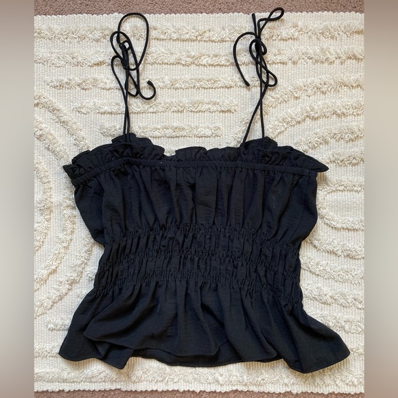 Top Shop tie-shoulder top - Picture 2 of 3